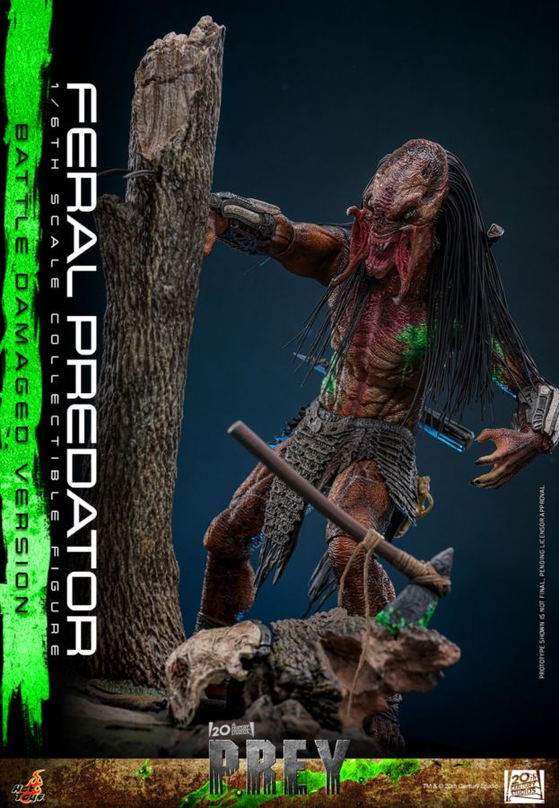 Predator: Prey - Feral Predator (Battle Damaged Version) 1:6 Scale Collectable Action Figure