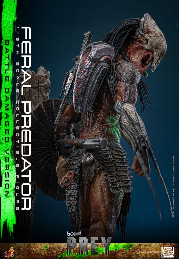 Predator: Prey - Feral Predator (Battle Damaged Version) 1:6 Scale Collectable Action Figure