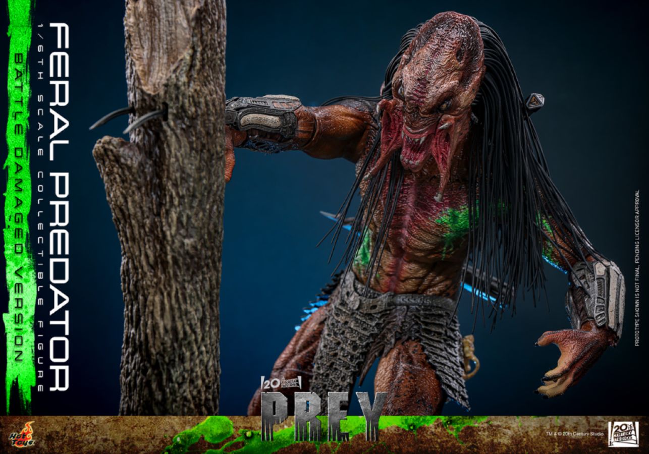 Predator: Prey - Feral Predator (Battle Damaged Version) 1:6 Scale Collectable Action Figure