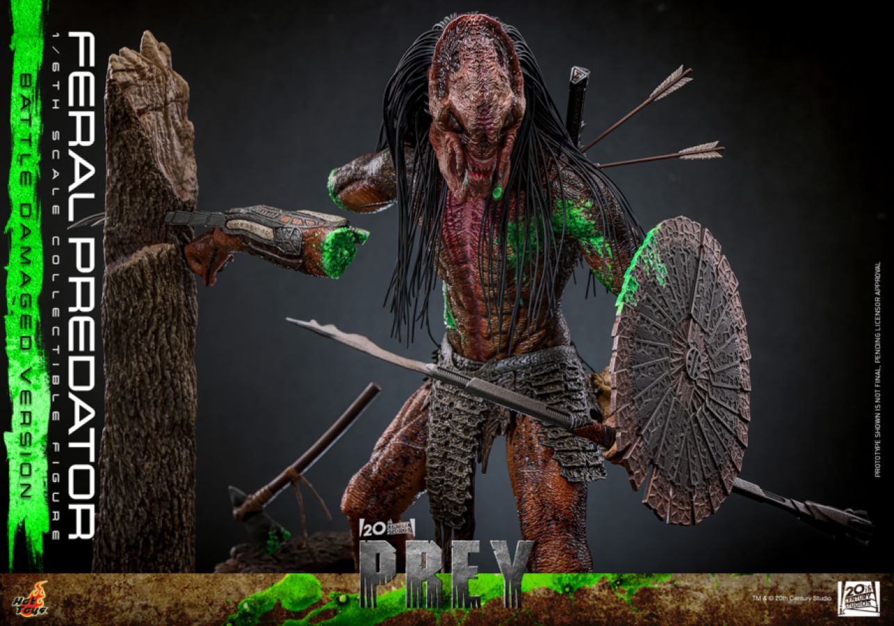 Predator: Prey - Feral Predator (Battle Damaged Version) 1:6 Scale Collectable Action Figure