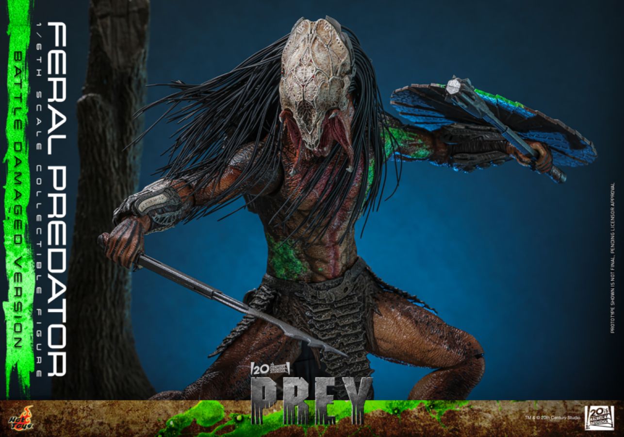 Predator: Prey - Feral Predator (Battle Damaged Version) 1:6 Scale Collectable Action Figure