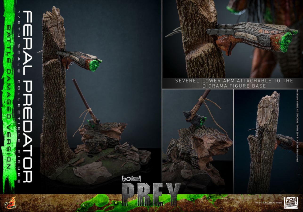 Predator: Prey - Feral Predator (Battle Damaged Version) 1:6 Scale Collectable Action Figure