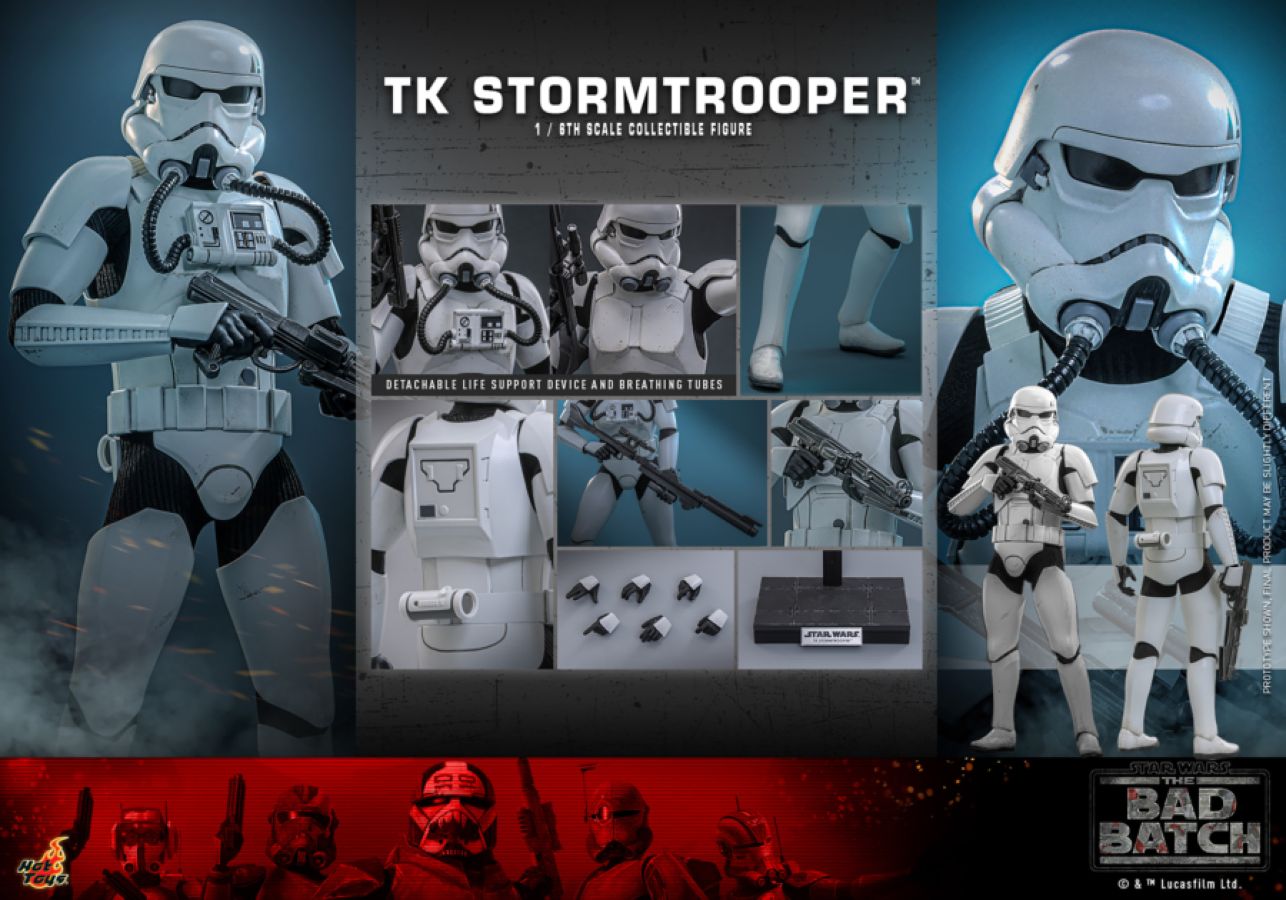 Star Wars: The Bad Batch - TK Stormtrooper 1:6 Scale Collectible Action Figure