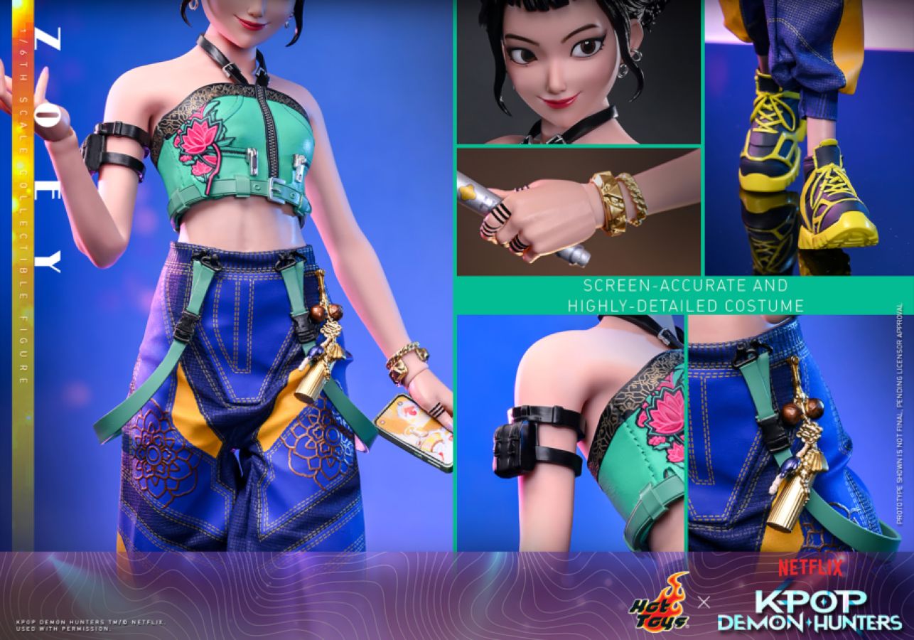 KPop Demon Hunters - Zoey 1:6 Scale Collectible Action Figure