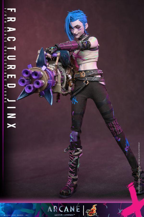 Arcane: League of Legends - Fractured Jinx 1:6 Scale Collectible Action Figure