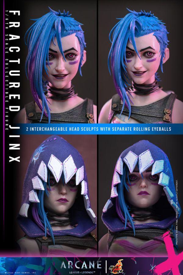 Arcane: League of Legends - Fractured Jinx 1:6 Scale Collectible Action Figure