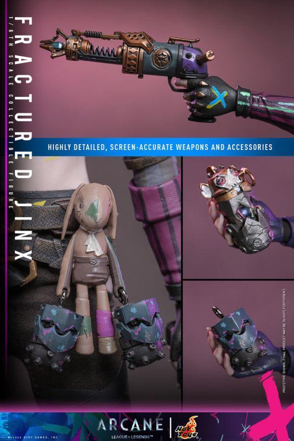 Arcane: League of Legends - Fractured Jinx 1:6 Scale Collectible Action Figure
