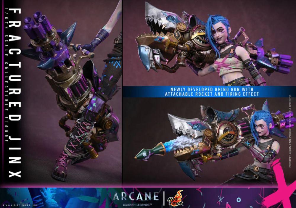 Arcane: League of Legends - Fractured Jinx 1:6 Scale Collectible Action Figure
