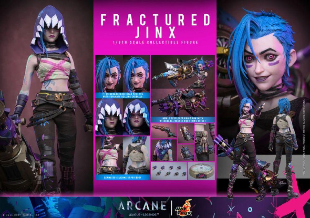 Arcane: League of Legends - Fractured Jinx 1:6 Scale Collectible Action Figure