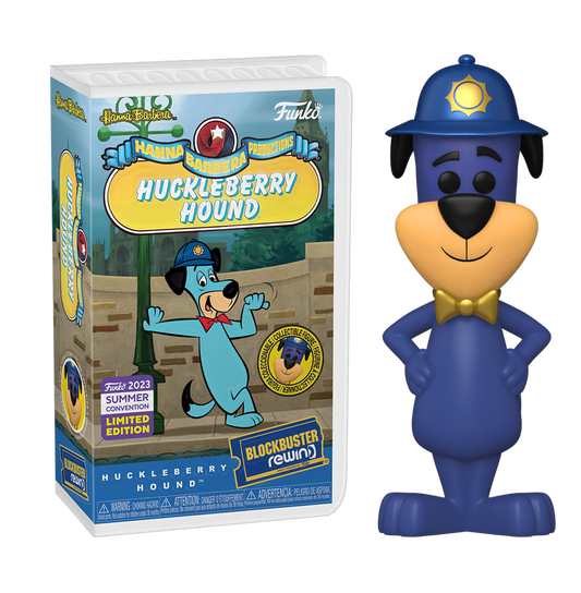 Huckleberry Hound - Huckleberry Hound (Officer) SDCC 2023 Funko Exclusive Blockbuster Rewind San Diego Comic Con LE Stickered Figure