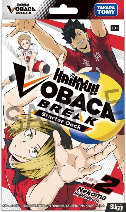 HV-D02 HAIKYU !! VOBACA BREAK: Nekoma High School Trading Card Game (English Version) Starter Deck