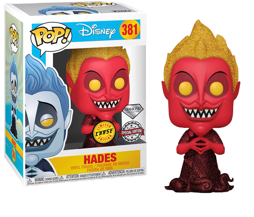 Hercules (1997) - Hades Diamond Glitter CHASE Pop! Vinyl #381