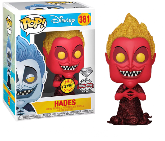 Hercules (1997) - Hades Diamond Glitter CHASE Pop! Vinyl #381