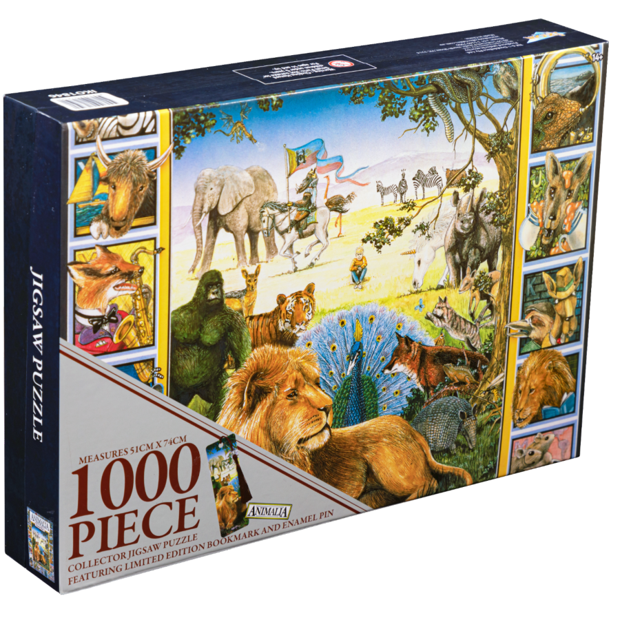Animalia - Book Cover 1000 piece Collector Jigsaw Puzzle