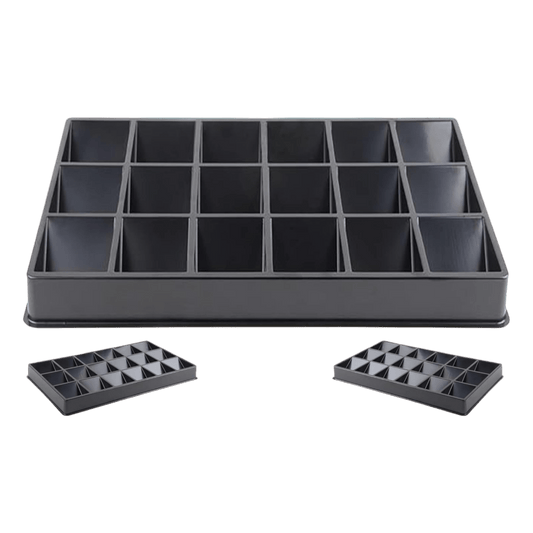 TCG - 18 Slot Trading Card Sorting Tray (Black)