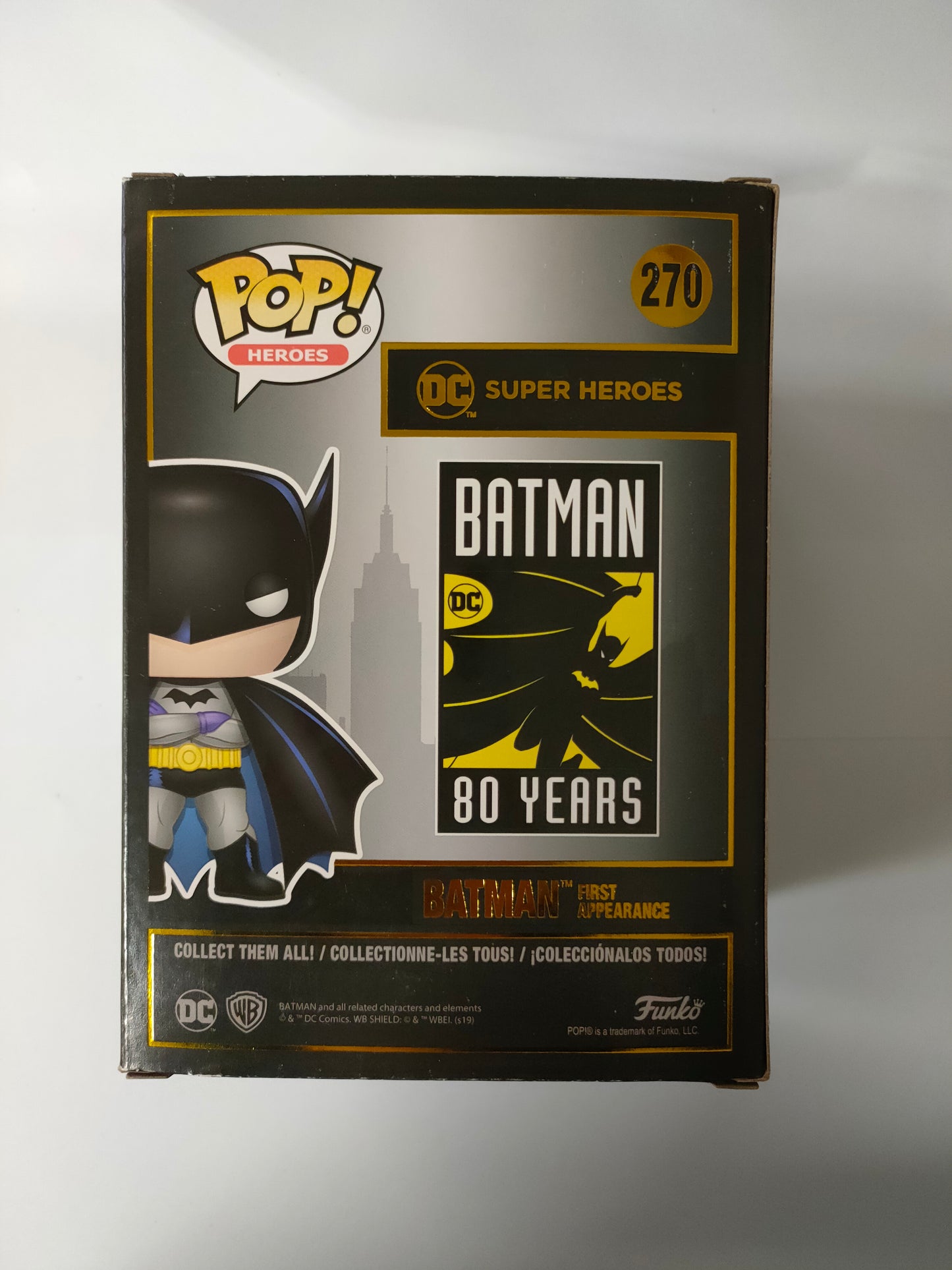 Batman 80th Anniversary - Batman 1st Appearance Pop! Vinyl #270