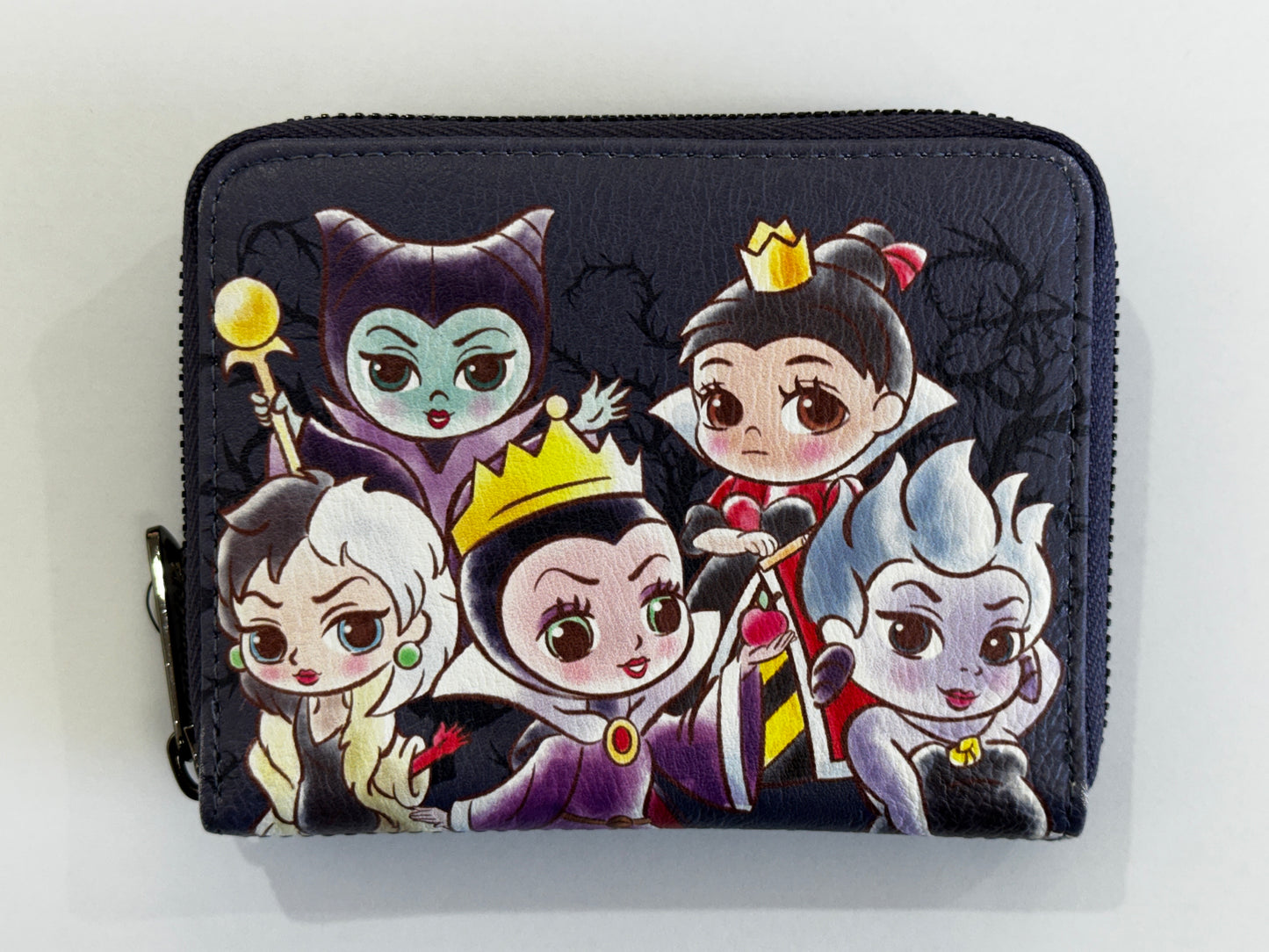 Disney Villains Chibi Zip Around Wallet