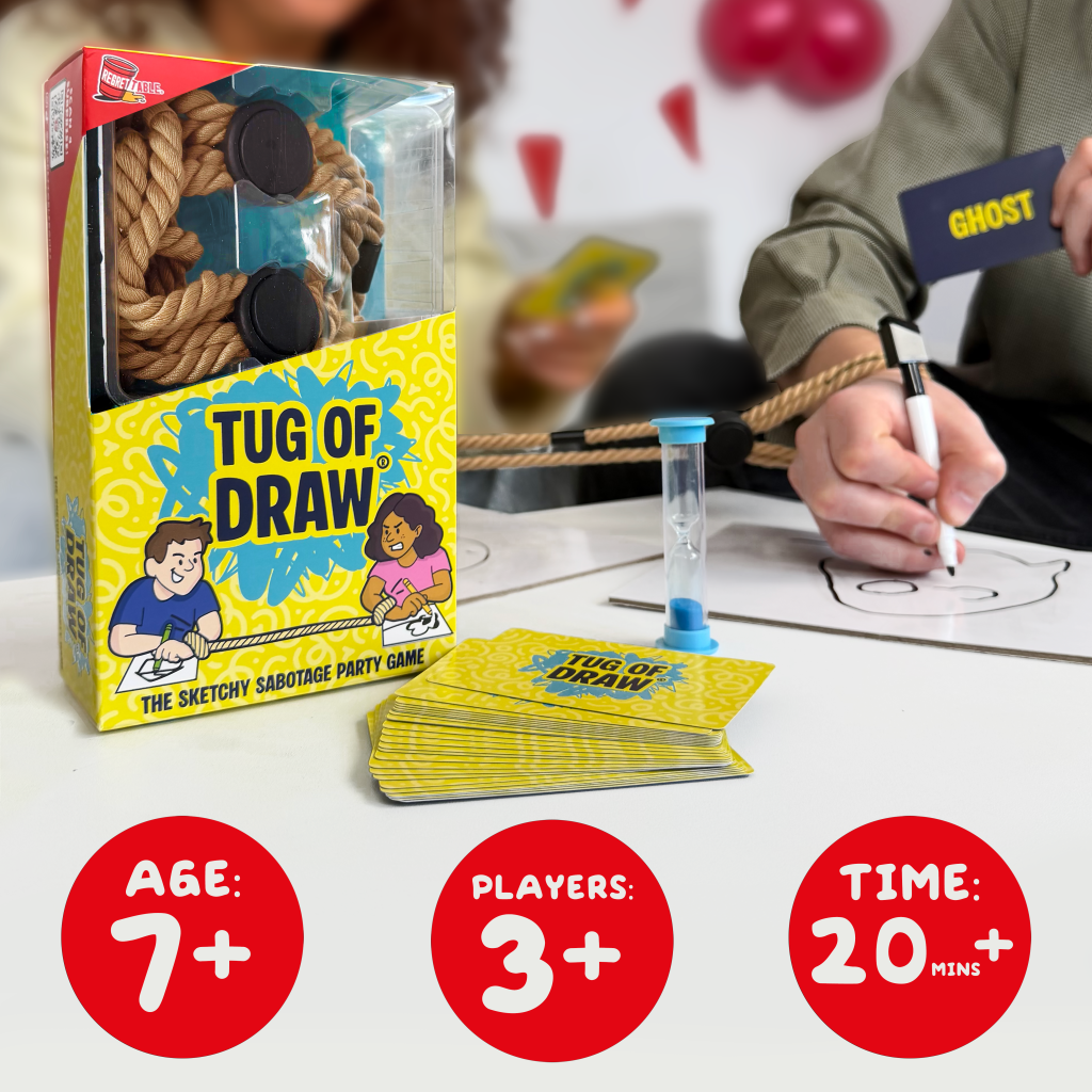 Regrettable Boardgame Assortment - Tug of Draw/ Split or Steal/ Identity Swap