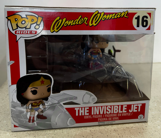 Wonder Woman - Wonder Woman (w/ Invisible Jet) Pop Ride #16