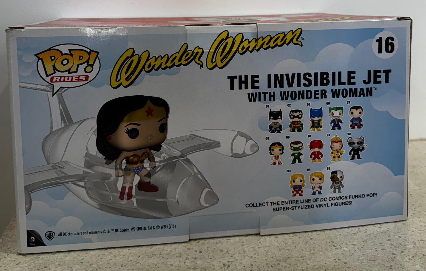 Wonder Woman - Wonder Woman (w/ Invisible Jet) Pop Ride #16