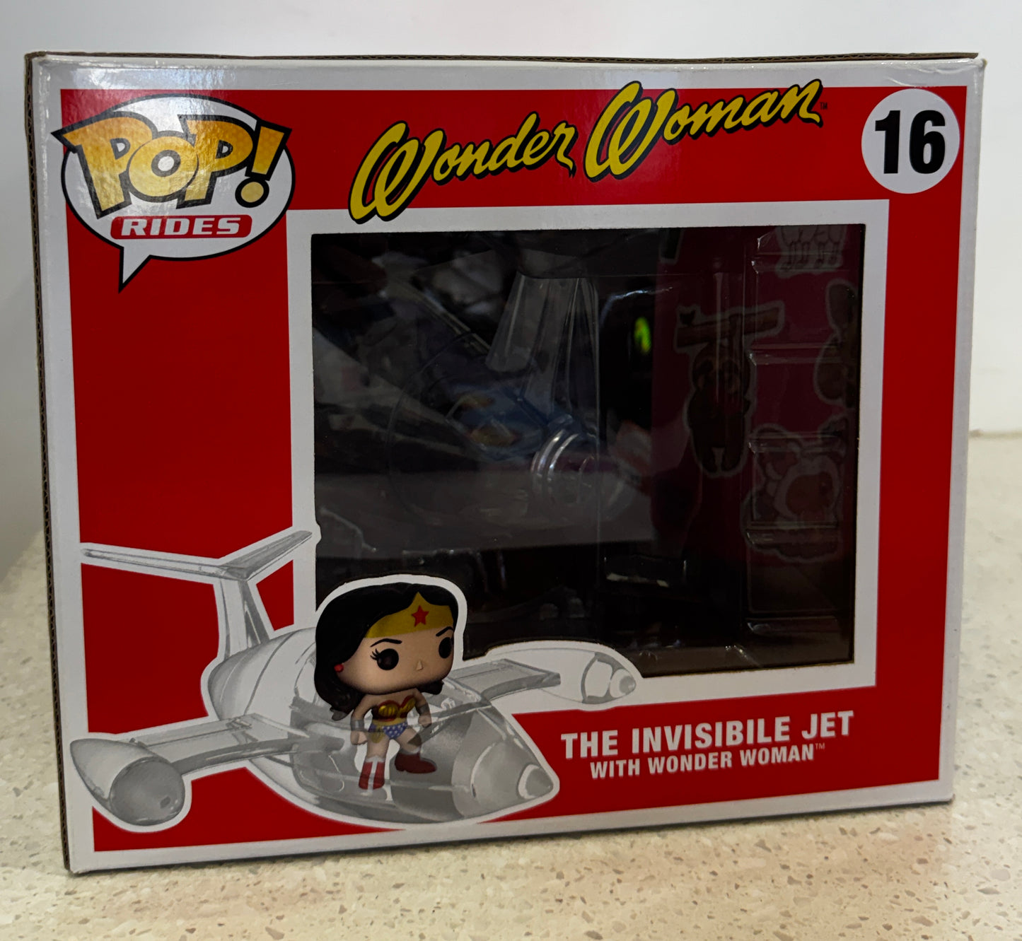 Wonder Woman - Wonder Woman (w/ Invisible Jet) Pop Ride #16
