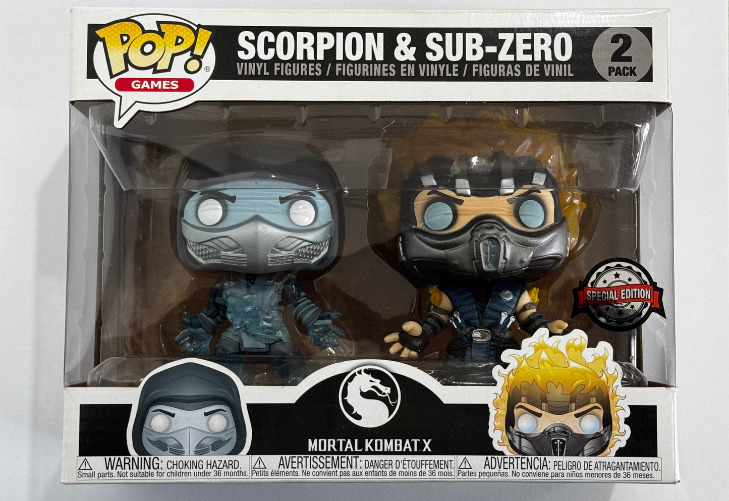 Mortal Kombat - Scorpion & Sub-Zero US Exclusive Pop! Vinyl 2-pack