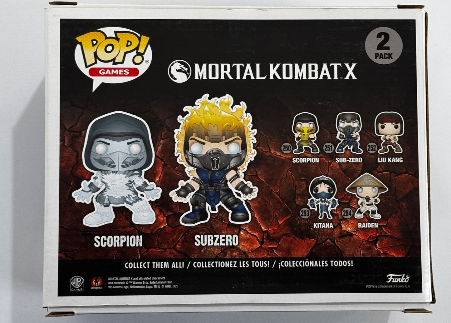 Mortal Kombat - Scorpion & Sub-Zero US Exclusive Pop! Vinyl 2-pack