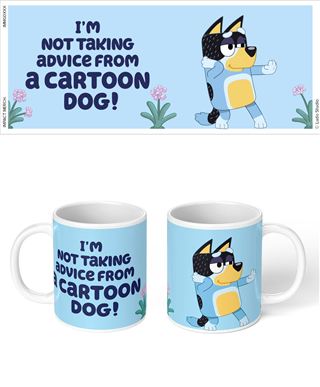 Bluey - Not Taking Advice - White Mug