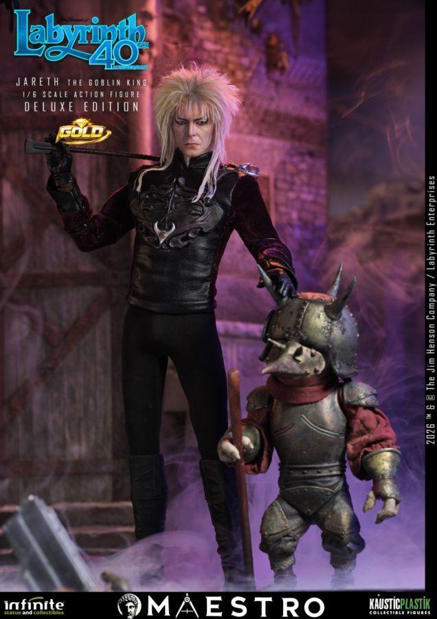 Labyrinth - Jareth The Goblin King Gold Deluxe 1:6 Scale Action Figure