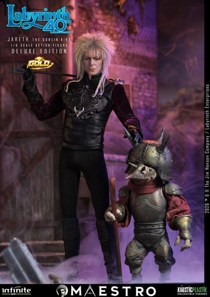 Labyrinth - Jareth The Goblin King Gold Deluxe 1:6 Scale Action Figure