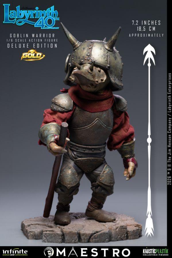 Labyrinth - Jareth The Goblin King Gold Deluxe 1:6 Scale Action Figure