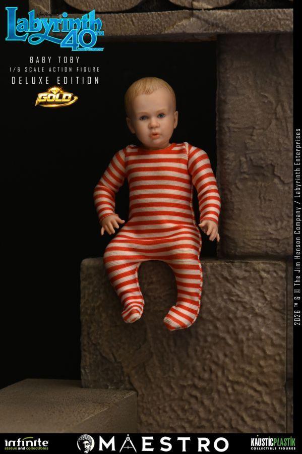 Labyrinth - Jareth The Goblin King Gold Deluxe 1:6 Scale Action Figure
