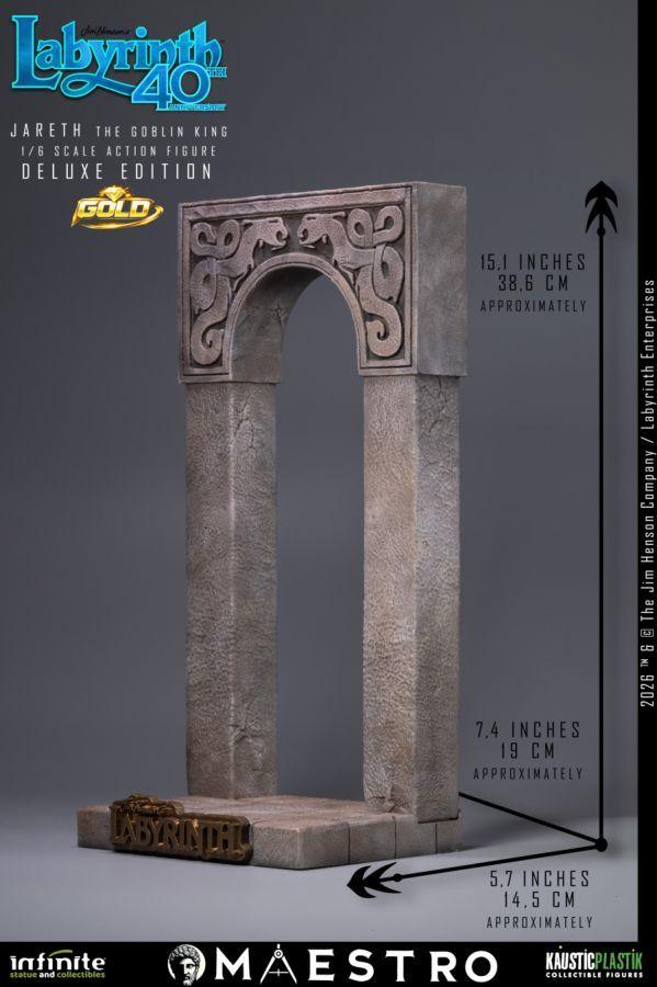 Labyrinth - Jareth The Goblin King Gold Deluxe 1:6 Scale Action Figure
