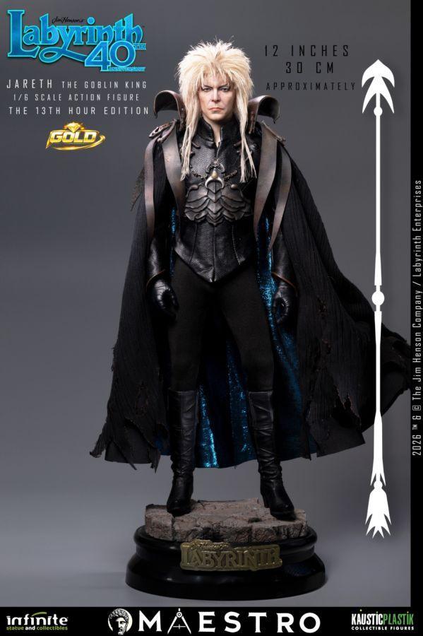 Labyrinth - Jareth The Goblin King (13th Hour Gold Edition) 1:6 Scale Action Figure