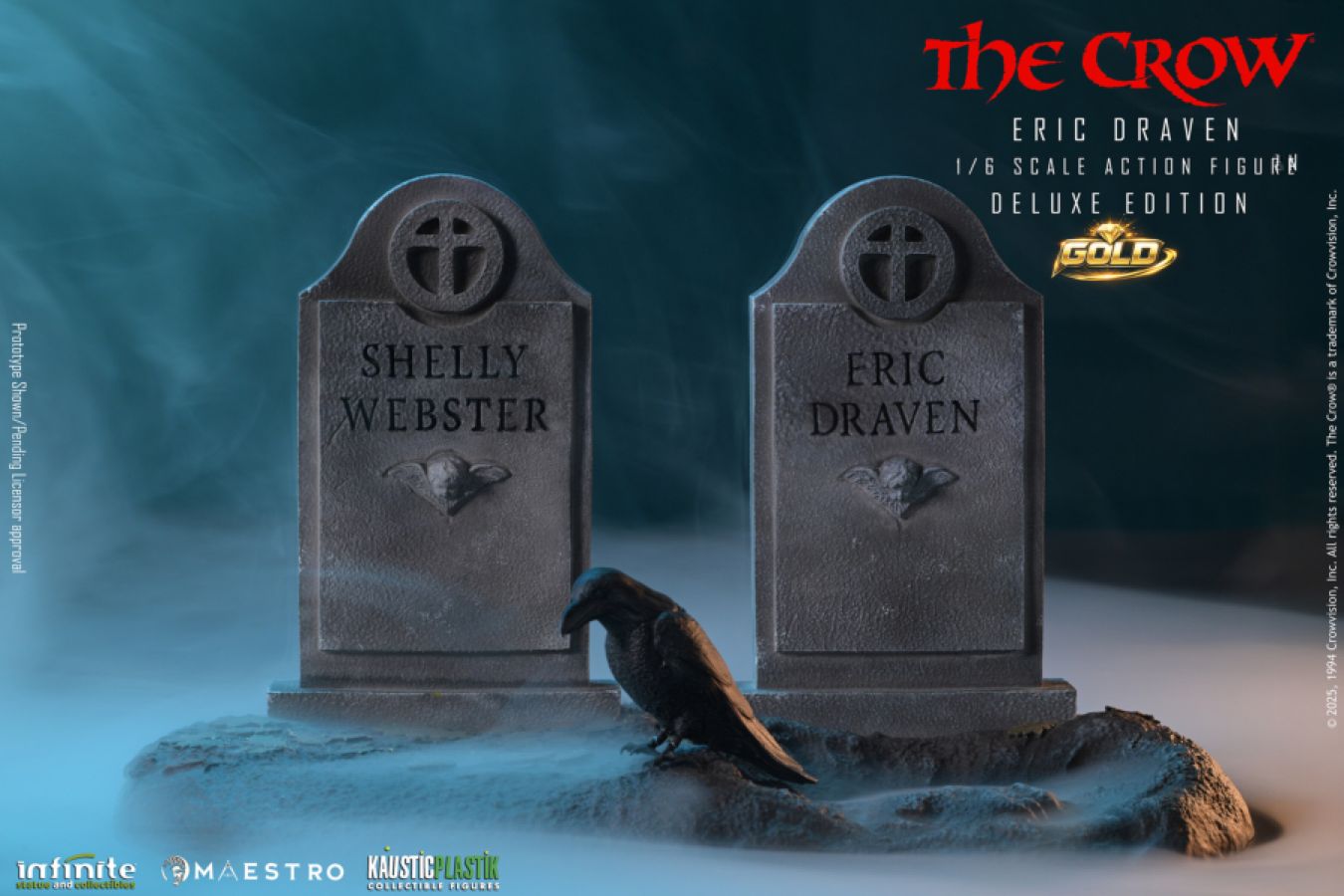 The Crow - Eric Draven (Deluxe Gold Edition) 1:6 Scale Collectible Action Figure