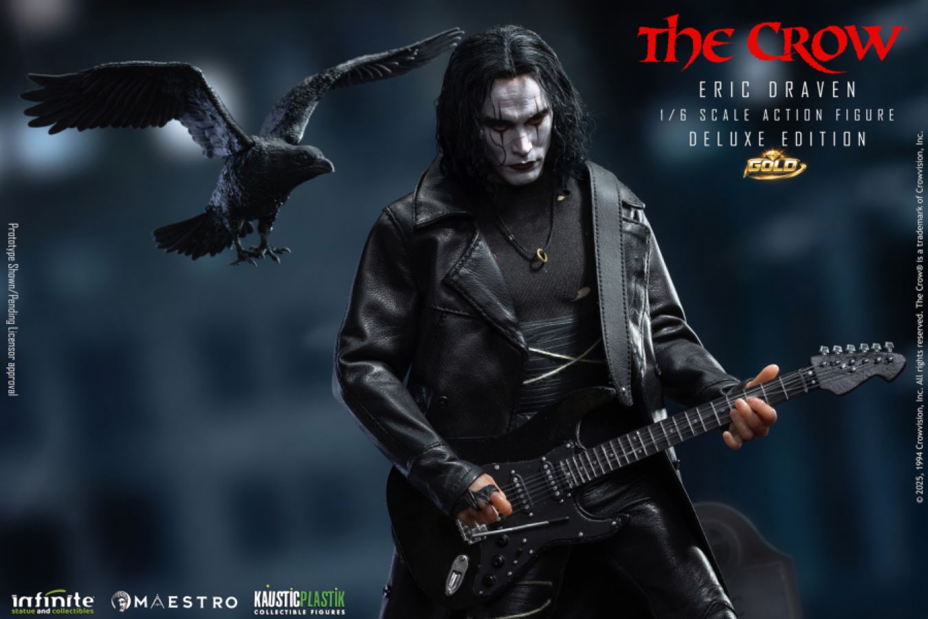 The Crow - Eric Draven (Deluxe Gold Edition) 1:6 Scale Collectible Action Figure