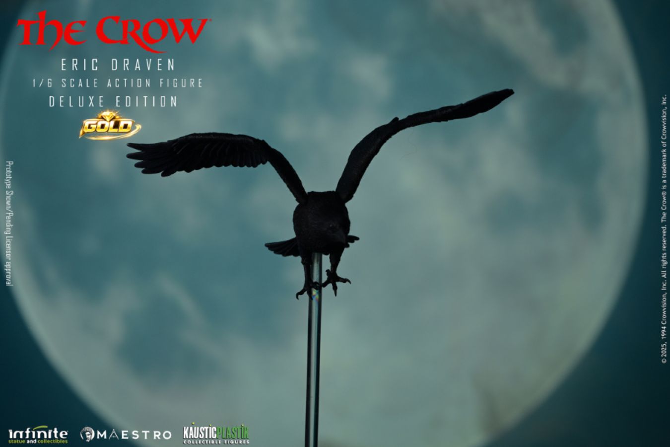 The Crow - Eric Draven (Deluxe Gold Edition) 1:6 Scale Collectible Action Figure
