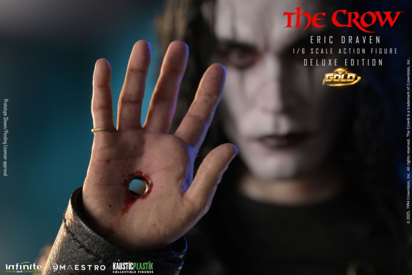 The Crow - Eric Draven (Deluxe Gold Edition) 1:6 Scale Collectible Action Figure