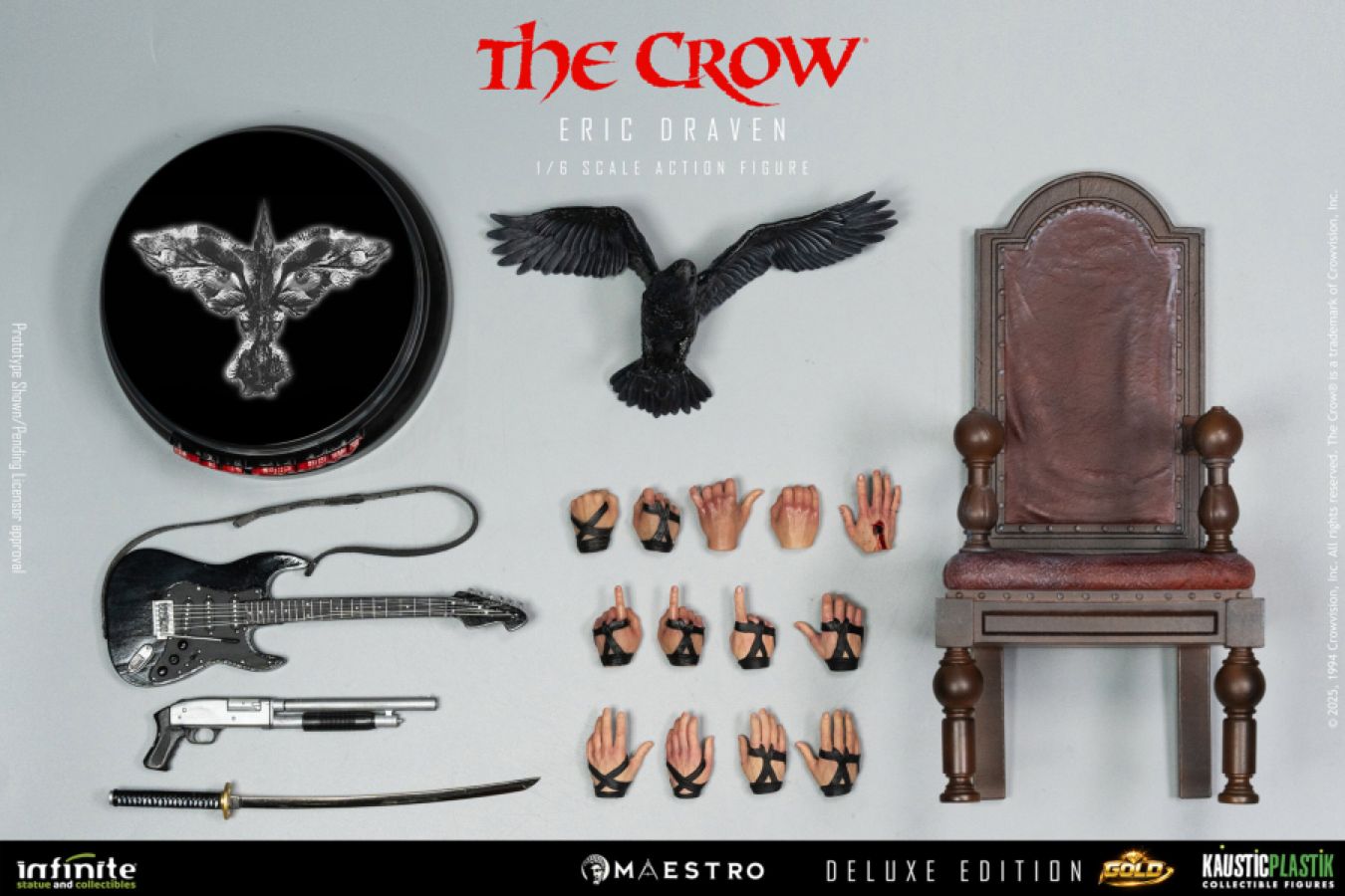 The Crow - Eric Draven (Deluxe Gold Edition) 1:6 Scale Collectible Action Figure