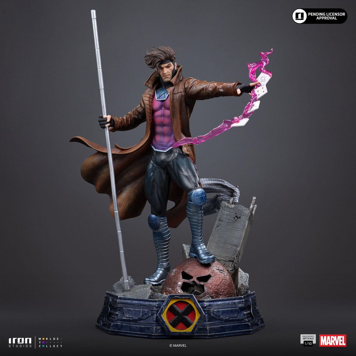 X-Men - Gambit Unleashed - Art Scale 1/10 Statue