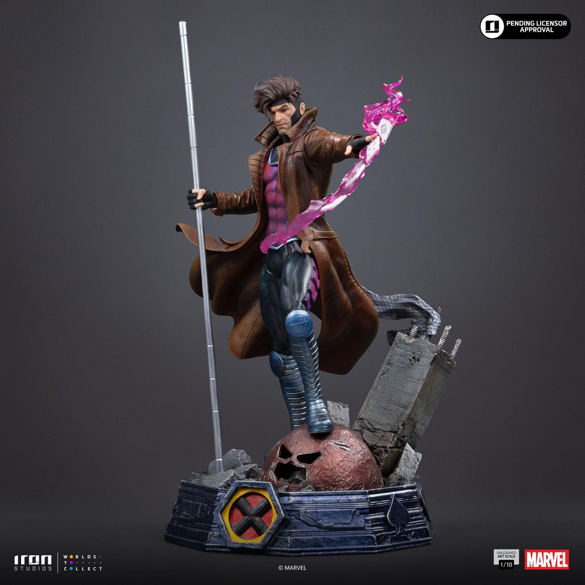 X-Men - Gambit Unleashed - Art Scale 1/10 Statue