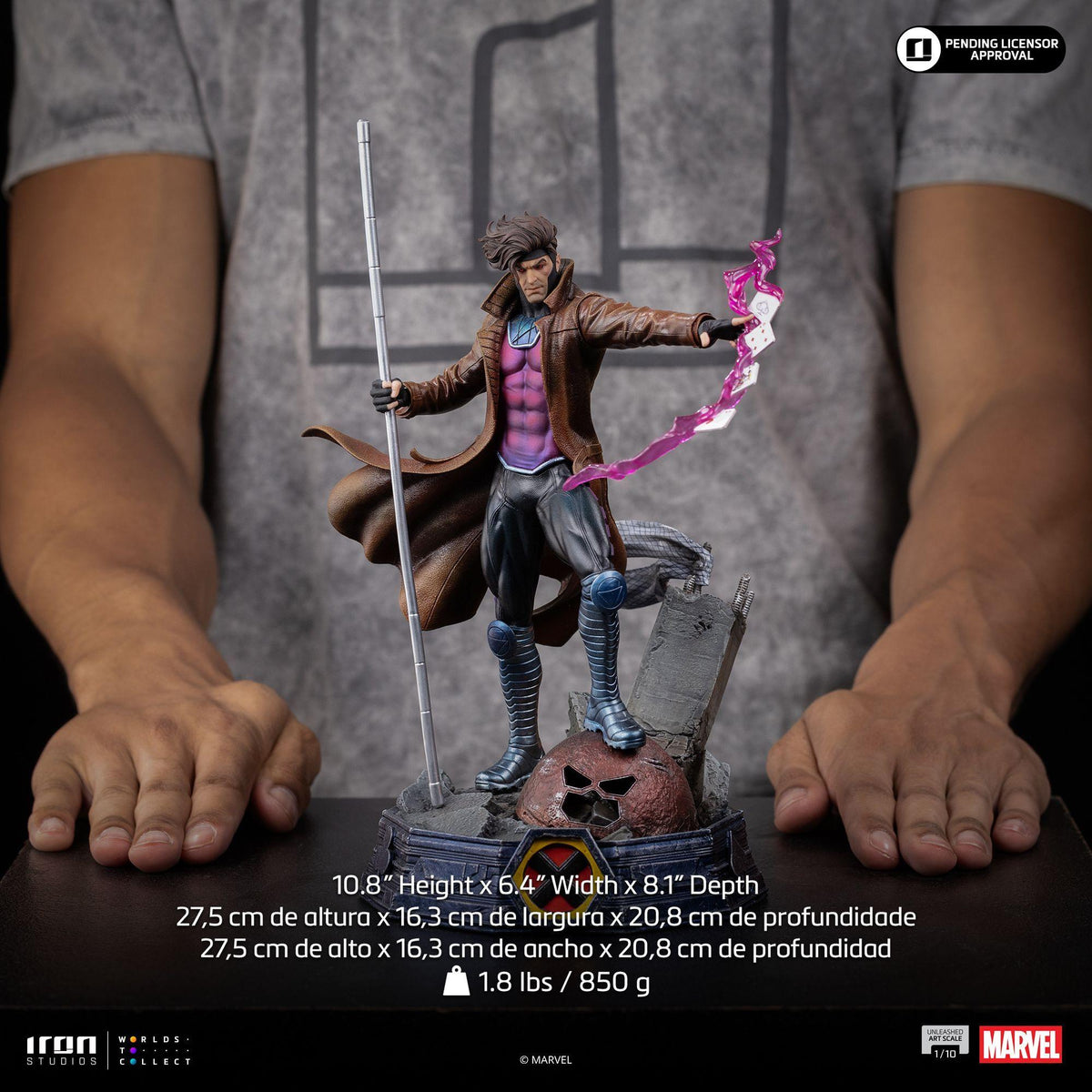 X-Men - Gambit Unleashed - Art Scale 1/10 Statue