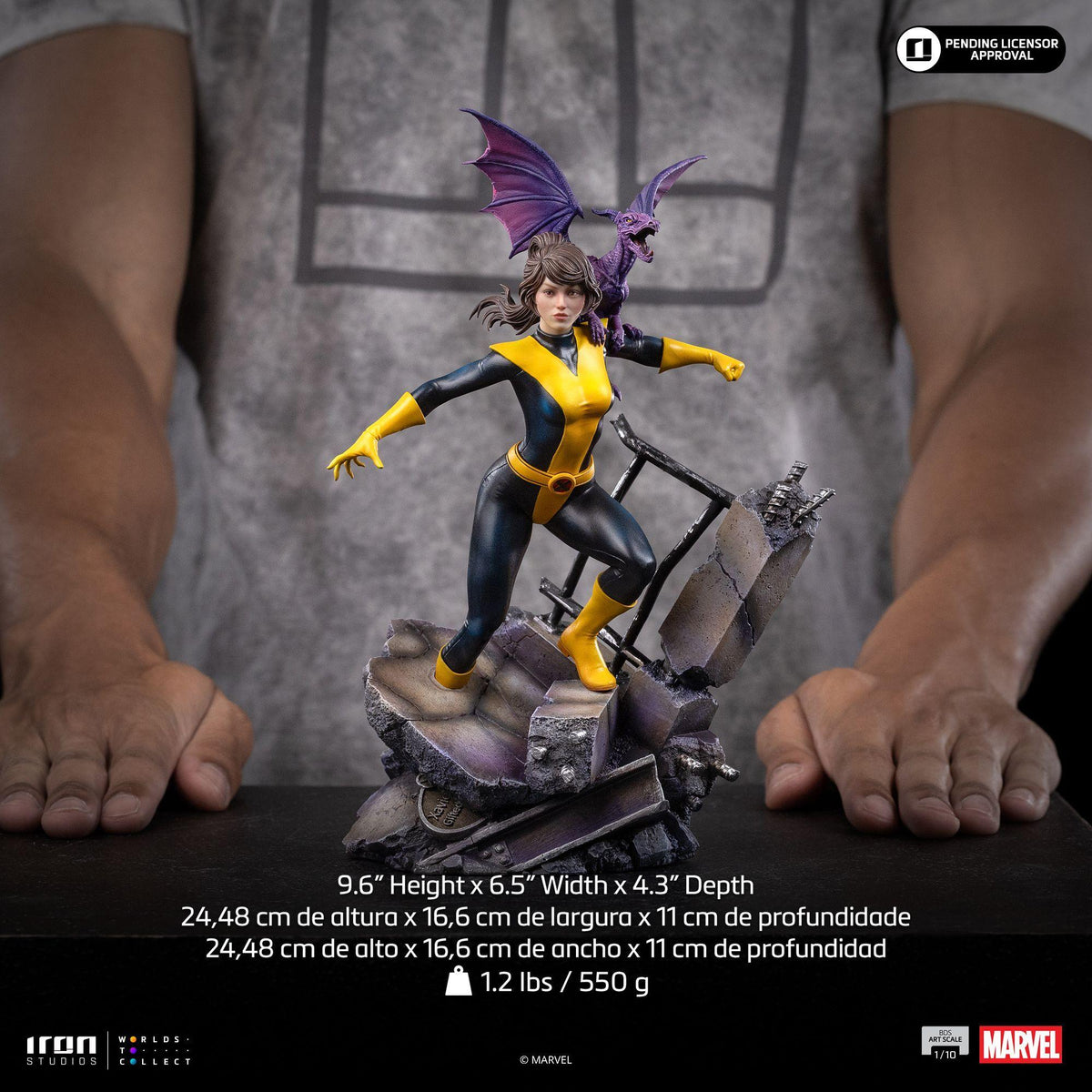 X-Men - Kitty Pride & Lockheed BDS Art Scale 1/10 Statue