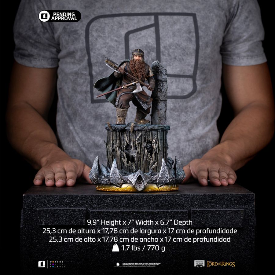 The Lord of the Rings - Gimli Unleashed Statue