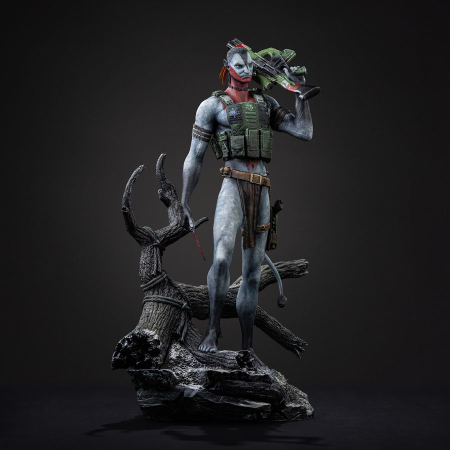 Avatar: Fire and Ash - Miles Quaritch Art Scale 1:10 Statue