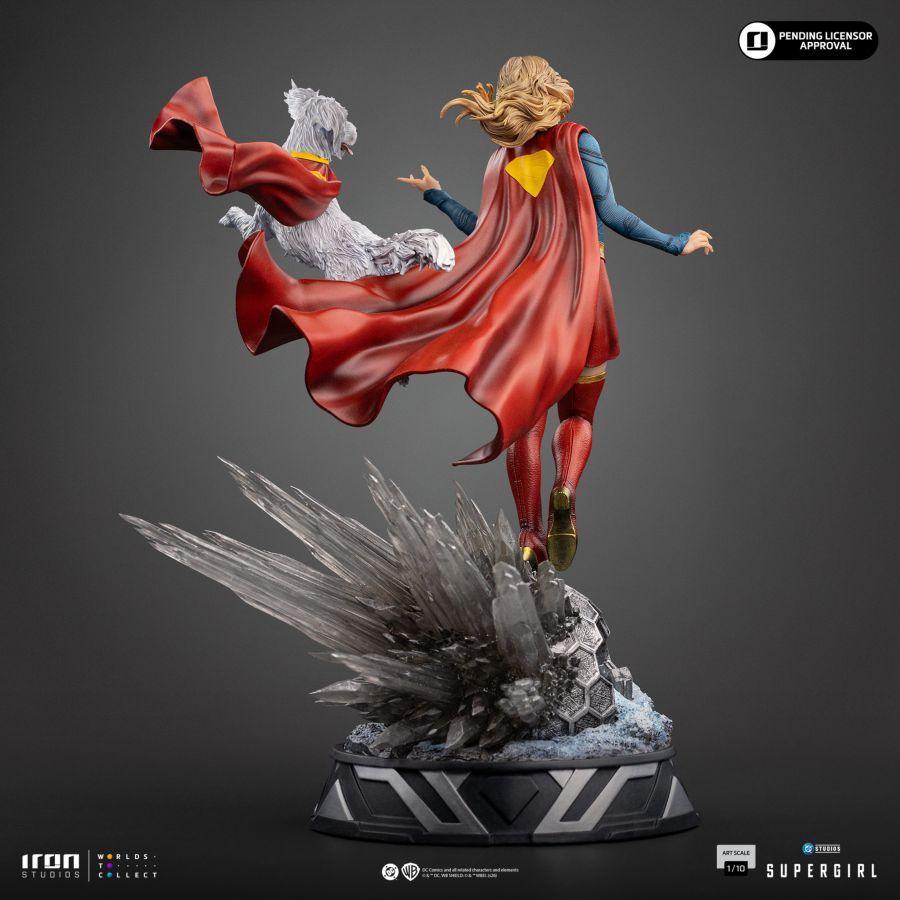 Supergirl Movie - Supergirl & Krypto Art Scale 1/10 Statue