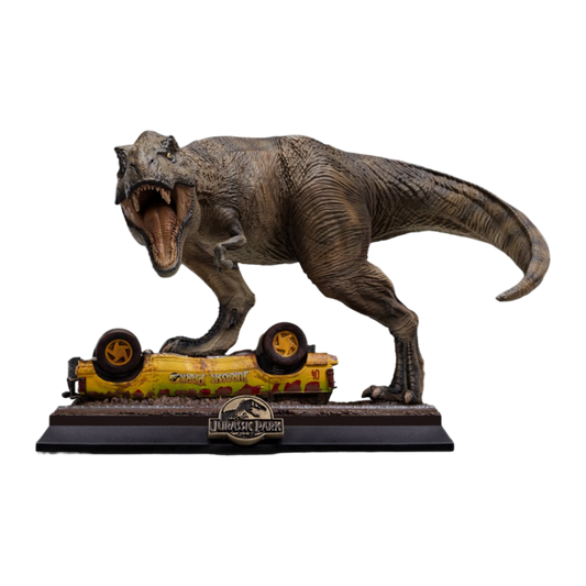 Jurassic Park - T-Rex Attack Icons Statue