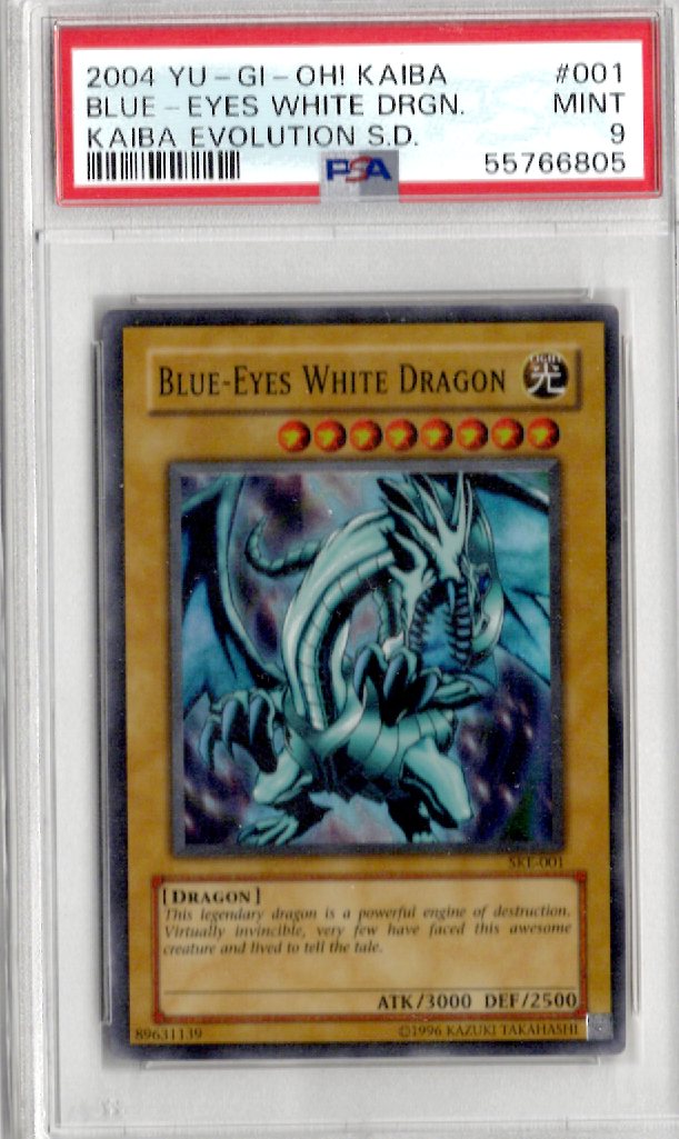 2004 Yu-Gi-Oh! Kaiba Evolution Starter Deck 001 Blue-Eyes White Drgn. Kaiba Evolution S.D. - PSA 9