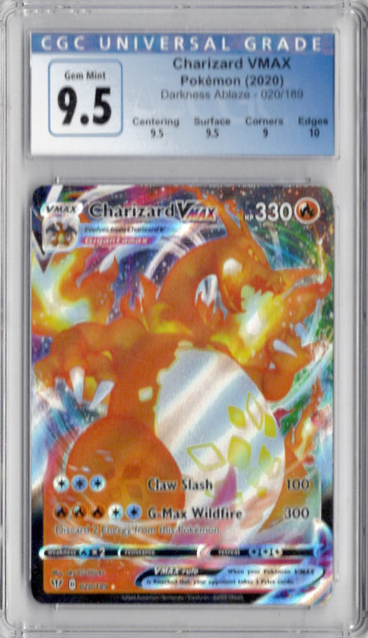 2020 Pokemon Darkness Ablase 020 Charizard VMAX - CGC 9.5