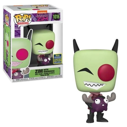 Invader Zim - Zim with Minimoose SDCC 2020 Exclusive Pop! Vinyl #1016